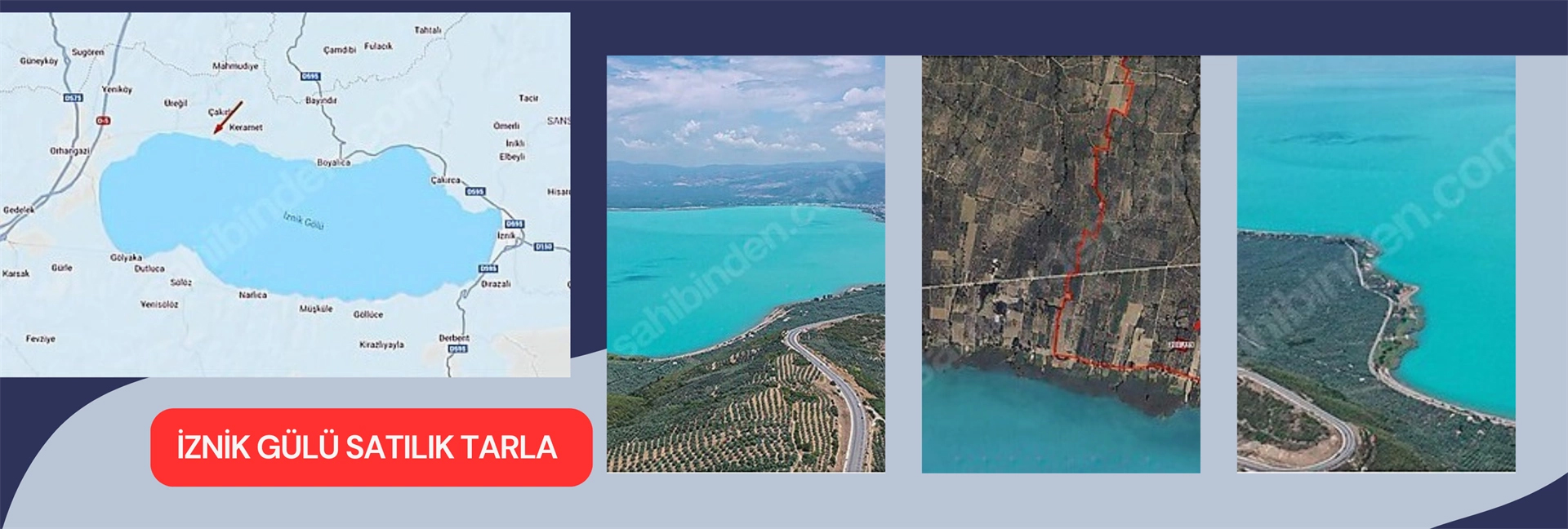 İznik-Gölü-Satılık-Tarla